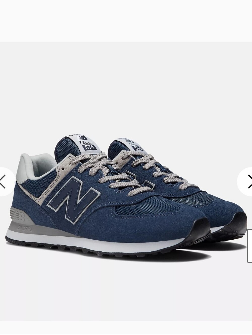New Balance Men Lifestyle Classic 574 Core Sneakers M7.5/Euro 40.5 D $99.99 EUC